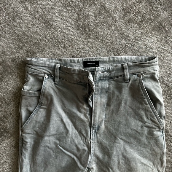 Zanerobe Men's 29 light wash slim jeans with button - Picture 2 of 5